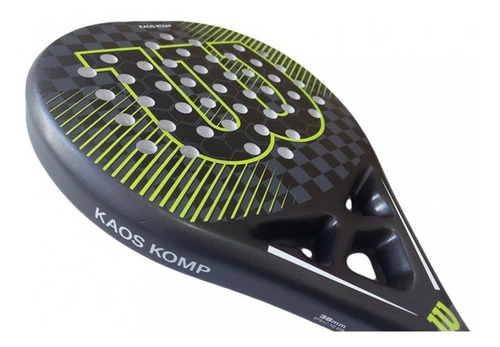 Imagen 5 de 5 de Paleta Padel Wilson Kaos Komp Paddle Pala Foam Frame