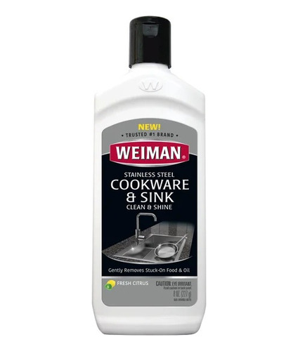 Limpiador De Cocina Y Mesada 227g Acero Inox Weiman