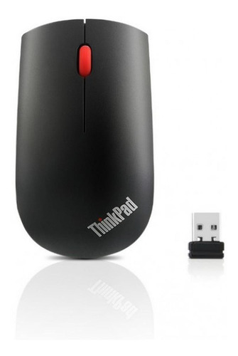 Mouse Inalambrico Usb Lenovo Thinkpad Ambidiestro 1200dpi Color Negro