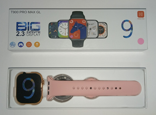 Smartwatch T900 Pro Max Gl Big 2.3 Infinite Display Serie 9 