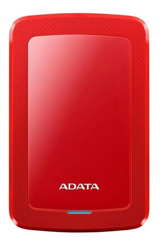 Disco duro externo Adata AHV300-1TU31 1TB rojo