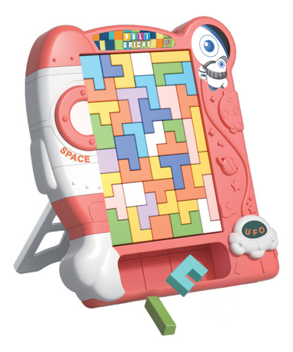 Brinquedo Educativo Jogo Tetris Quebra Cabeça Combinação