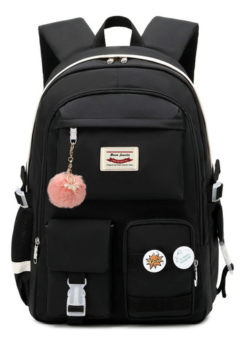Mochila Para Adolescentes Y Estudiantes De Secundariamochila De Estudiante De Dibujos Animados De Gran Capacidad, Temporada De Vuelta Al Cole