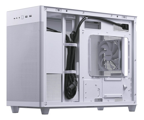 Gabinete Asus Ap201 Asus Prime Case Glass White Edition 90dc