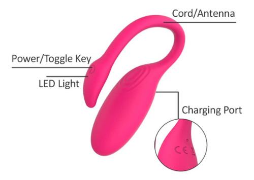 Consolador Vibrador Bluetooth Punto G Flamingo Sex Shop