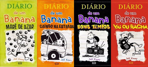 Diário De Um Banana Do Volume 8 Ao 11 Capa Dura