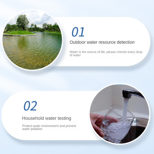 Kit De Análisis De Agua, 100 Tiras Reactivas De Agua Para El