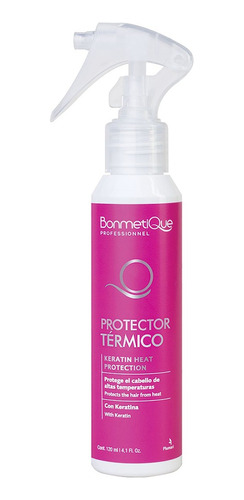 Protector Térmico Con Keratina Bonmetique X120ml 
