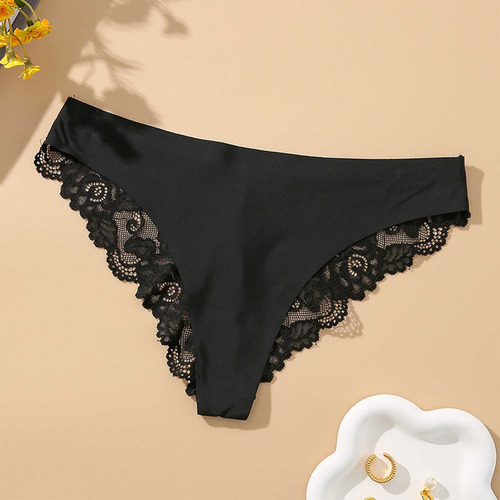 Calzoncillos Tipo Bóxer De Encaje Transpirable A La Moda Par