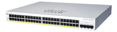 Switch Cisco Cbs220 48 Puertos Gigabit 4 Sfp