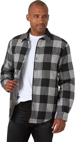 Wrangler Sobrecamisa De Franela Y  Acolchonada Para Hombre 