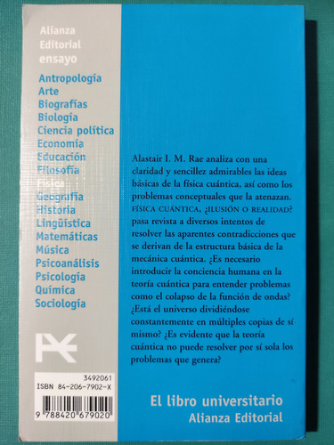 Física Cuántica. Ilusión O Realidad. Alastair I. M. Rae
