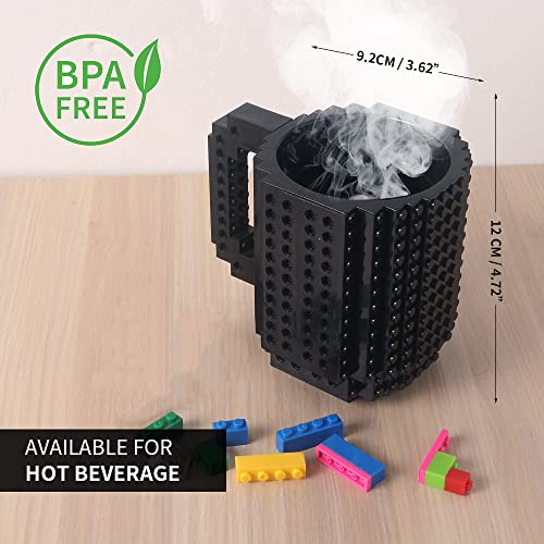 Taza De Café Para Construir Con Bloques, Taza Divertida Nove