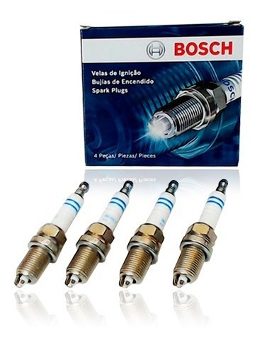 Jogo De Velas Bosch Renault Clio Duster Logan Sandero Sp49