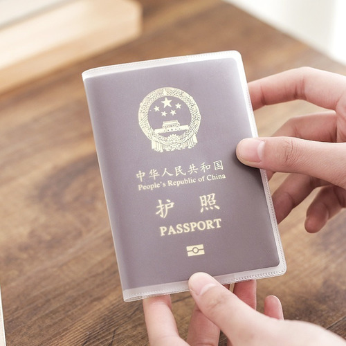 Set 3 Porta Pasaporte Funda De Pasaporte Y Visa Transparente