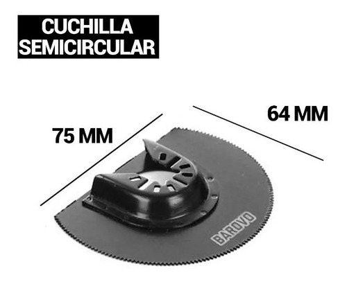 Imagen 4 de 9 de Set 24 Accesorios Multifuncion Barovo Lija Kit Herramienta