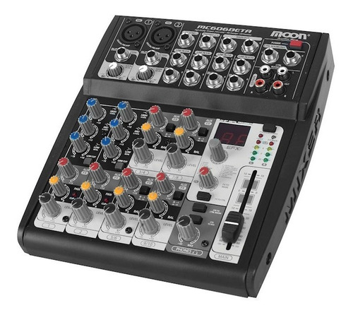 Consola Mixer Moon Mc606beta 6 Canales 16 Efectos Digitales