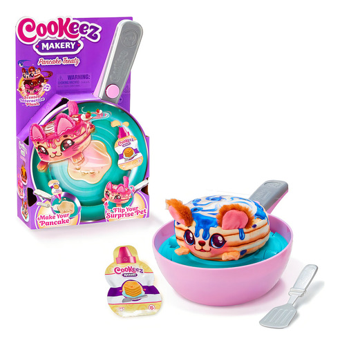 Cookeez Makery Pancake Treatz Flip The Push Pan Frigideira