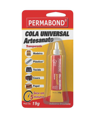 Cola Universal Artesanato 19g - Kit Com 15