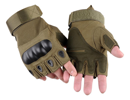 Guantes Tácticos De Medio Compatible Con Hombre Al Guantes