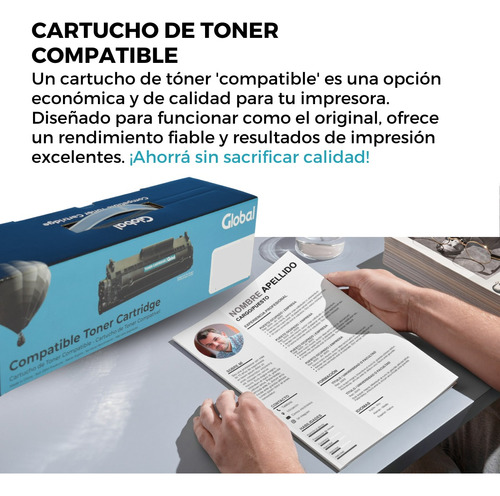 Toner Compatible Para Brother 1060 1200 1512 1617 Pack X 5