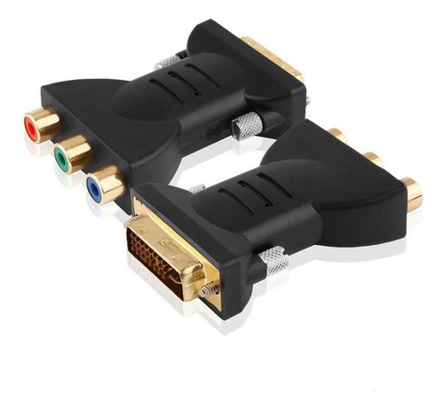 Estándar 5 A Negro 3 Adaptador De Convertidor Rca