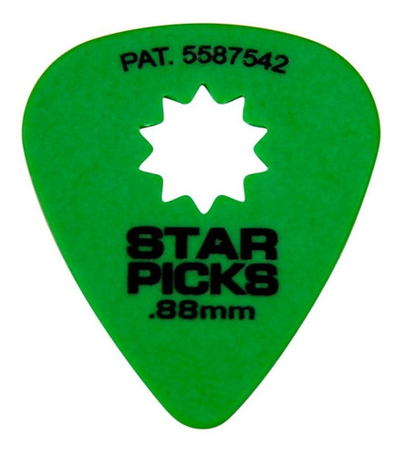 Puas Star Picks Para Guitarra , Pack X 10 Unidades .88mm 