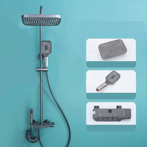 Columna Ducha Duchador Grifería Inteligente Termostatico