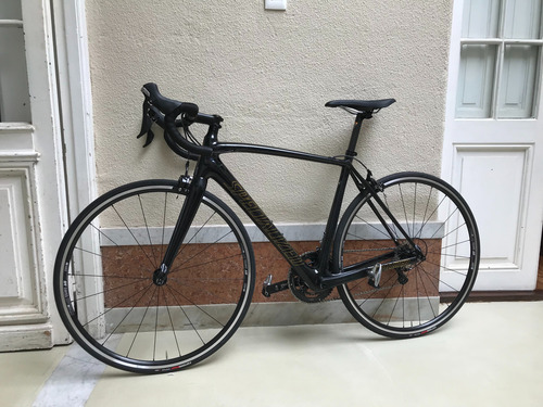 Bicicleta Specialized Full Carbono Tarmac Talle 54 Negro 54 Cm (Usado)