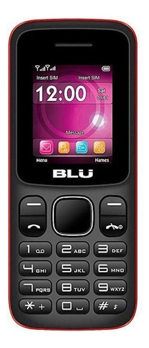 BLU Z4 Dual SIM 32 MB  negro y rojo 32 MB RAM