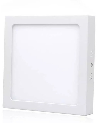 Foco Panel Plafón Led 12w Sobrepuesto Cuadrado Luz Frío/fm12