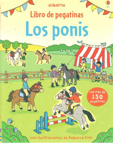 ** Libro De Pegatinas : Los Ponis ** Usborne Fiona Patchett