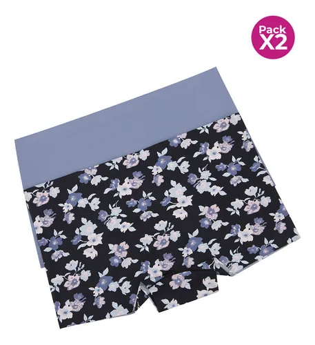 Lili Pink Bóxer Microfibra Corte Láser Paquete X2 Lc-005ib P