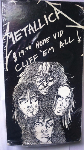 Metallica - Cliff Em All - Vhs- Importado 