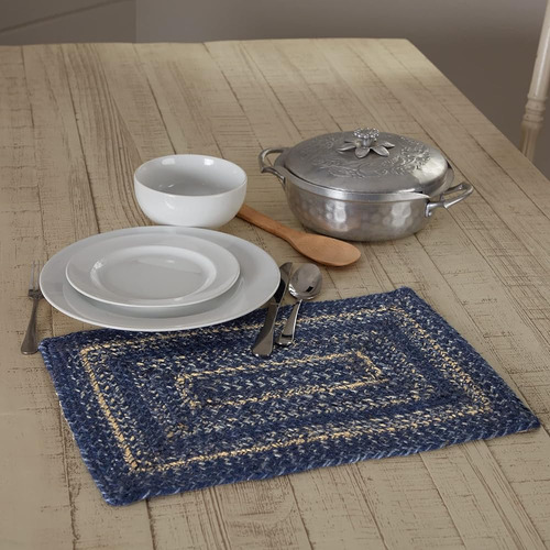 Mantel Individual De Mesa Azul De Vhc Brands Farmhouse Great