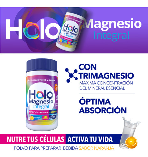 Holomagnesio Integral X150grs (combo X3) Naranja