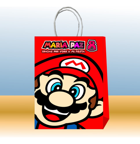 Bolsas Dulces Personalizadas Dulces Mario Bross 10 Uns. #d1