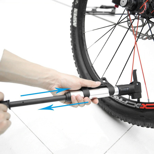 Inflador De Bicicleta Moto Doble Valvula Pase Fino Y Grueso®