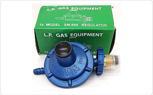Regulador De Gas Domestico Sm-888 Rosca Cilindros 18 Y 43 Kg