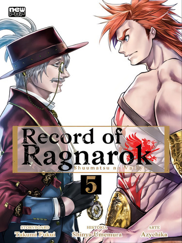 Record Of Ragnarok: Volume 05 (shuumatsu No Valkyrie), De Azychika / Shinya Umemura / Takumi Fukui. Editorial Newpop, Capa Mole Em Português
