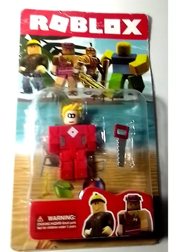 Boneco Action Figure Roblox Carpinteiro Construtor C Serrote em