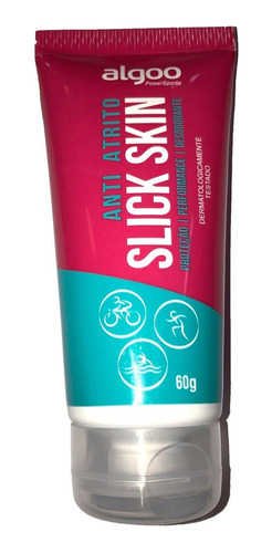 Creme Anti Atrito Assadura Algoo Slick Skin 60gr Proteção