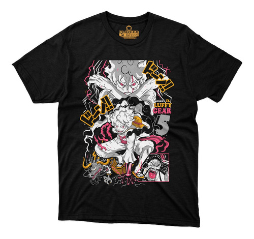 Playera One Piece Luffy Gear 5 Tambores De La Liberacion