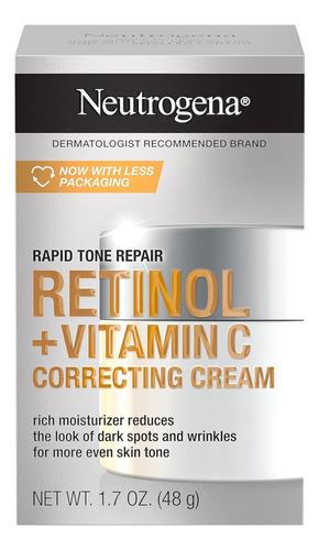 Neutrogena | Retinol + Vitamina C - Crema Facial 48g Momento De Aplicación Día/noche Tipo De Piel Todo Tipo De Piel