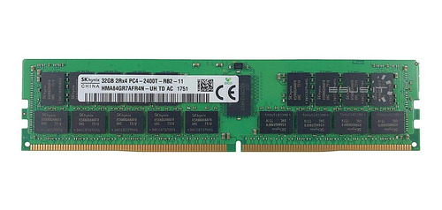 Sk Hynix 32gb/2gx4 Ddr4 2400mhz Ecc/reg Cl17 Modelo De Memor