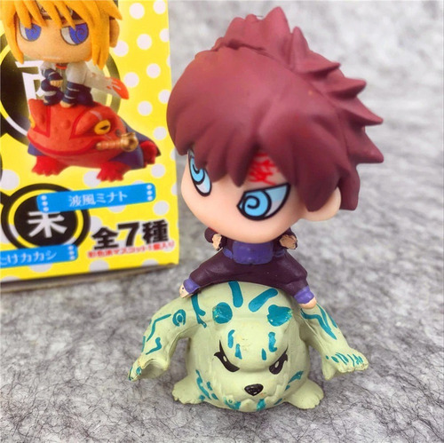 Imagen 7 de 7 de Set De 6 Figuras Naruto Petit Animales