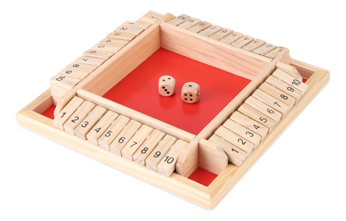 Juego De Mesa De Madera Con Números Educativos Para La Famil