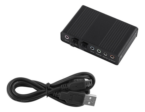 Nuevo 2024 Tarjeta De Sonido De 6 Canales Usb Spdif Óptico