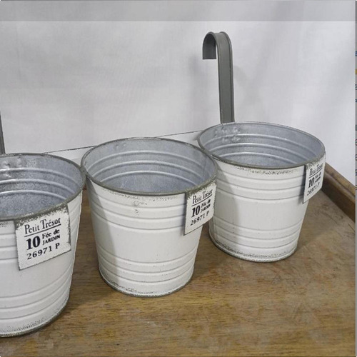 Macetas Colgantes Para Flores, Cesta De Hierro Para Regalo,