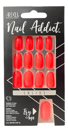 Ardell Uñas Postizas Solids Cherry Red